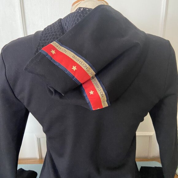 Black W Les Femmes Babylon Jacket/Hoodie Size US 6; Italy 42 - Picture 5 of 13